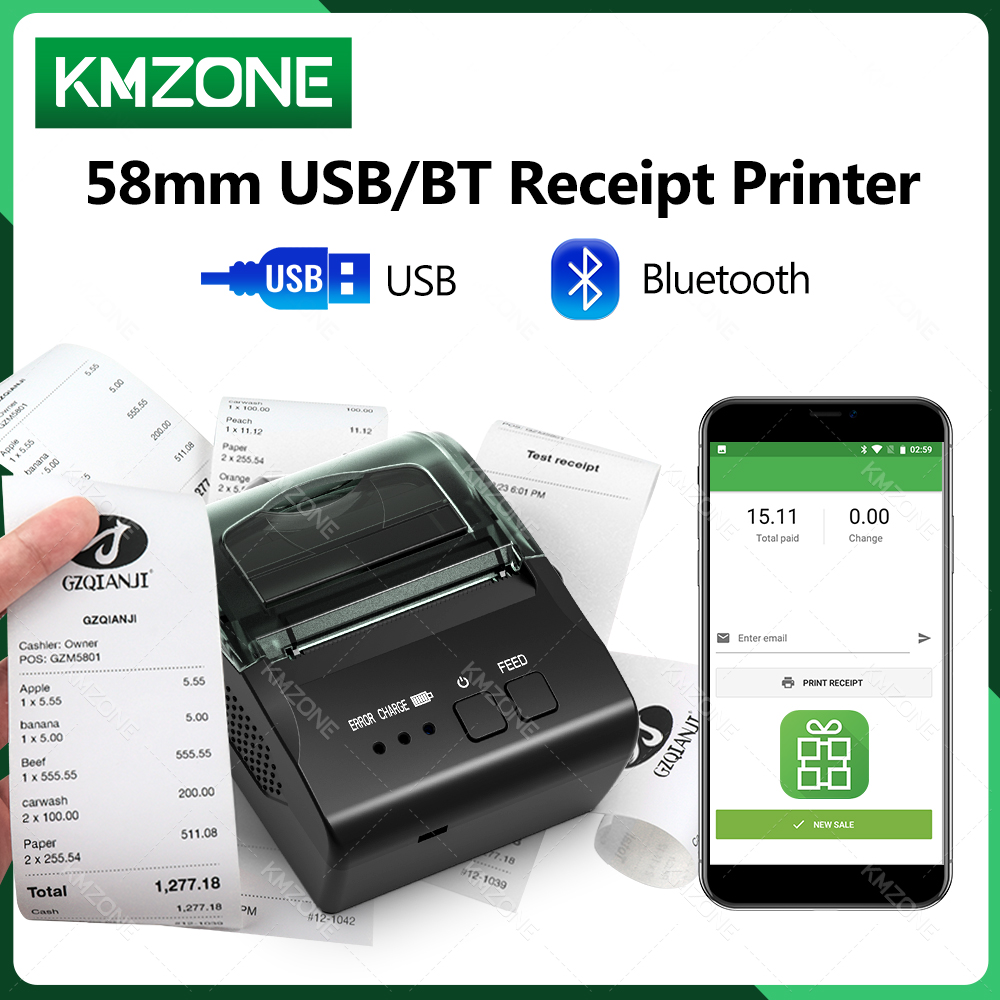 Commercial Book Printing Machines - POS ricevuta Mini stampante Mobile Wireless